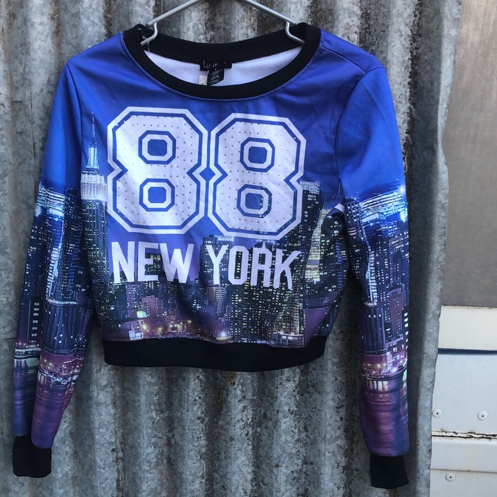 Love New York low Cut Shirts Size Medium